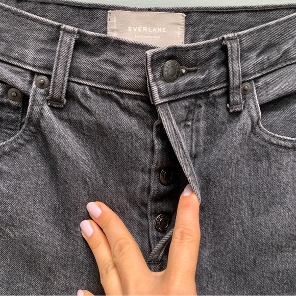 Everlane Black Cheeky Jean Crop size 26 - Picture 3 of 7